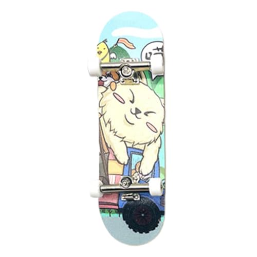 Mini-Skateboards Für Finger 3,85 × 1,1 Zoll | Hand Skateboard Aus Holz Mit Lagerrädern Für Realistisches Fahrgefühl Fördert Logisches Denken Und Problemlösungsfähigkeiten Bei Kindern von Generisch