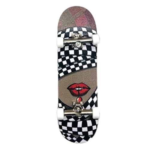 Mini-Skateboards Für Finger 3,85 × 1,1 Zoll | Hand Skateboard Aus Holz Mit Lagerrädern Für Realistisches Fahrgefühl Fördert Logisches Denken Und Problemlösungsfähigkeiten Bei Kindern Mini-Skateboards Für Finger 3,85 × 1,1 Zoll | Hand Skateboard Aus Holz Mit Lagerrädern Für Realistisches Fahrgefühl Fördert Logisches Denken Und Problemlösungsfähigkeiten Bei Kindern von Generisch