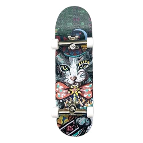 Mini-Skateboards Für Finger 3,85 × 1,1 Zoll | Hand Skateboard Aus Holz Mit Lagerrädern Für Realistisches Fahrgefühl Fördert Logisches Denken Und Problemlösungsfähigkeiten Bei Kindern von Generisch