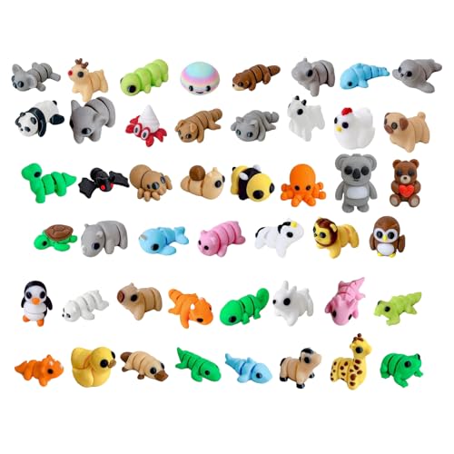 Mini -Tierfiguren, 3D -gedruckte artikulierte Spielzeug, Flexible Zappelfiguren, kreatives Spielset, Sammlertiermodelle für, Mädchen, Erwachsene, Geburtstag, Partyvorzug, Tischdekorationen Mini -Tierfiguren, 3D -gedruckte artikulierte Spielzeug, Flexible Zappelfiguren, kreatives Spielset, Sammlertiermodelle für, Mädchen, Erwachsene, Geburtstag, Partyvorzug, Tischdekorationen von Generisch