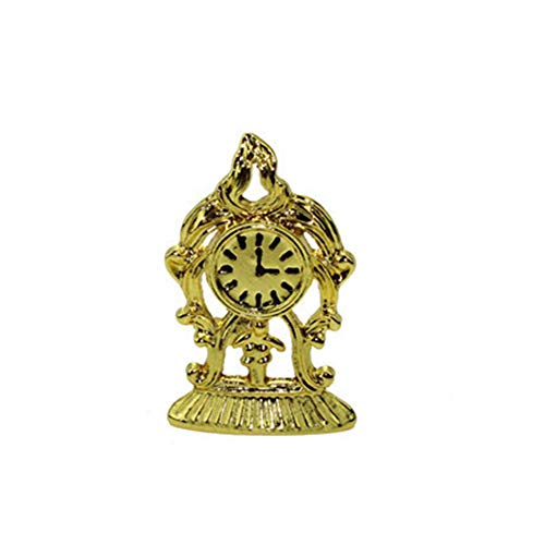 Mini schöne Uhr Legierung Modell Spielzeug puppenhaus Miniatur Dekoration zubehör golden praktisch und beliebtCharmante und modisch. Mini schöne Uhr Legierung Modell Spielzeug puppenhaus Miniatur Dekoration zubehör golden praktisch und beliebtCharmante und modisch. von Generisch