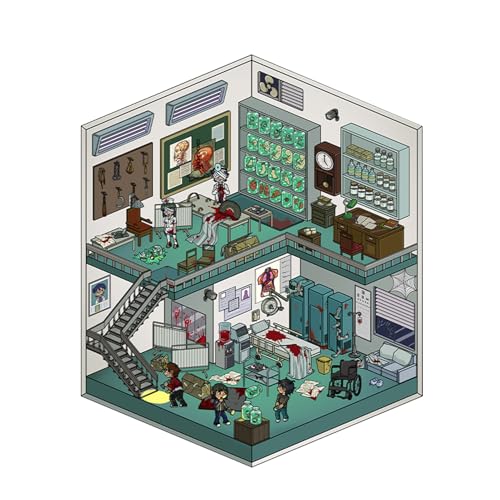 Miniatur-Aufkleber zum Basteln – Miniatur-Haus-Szenen-Aufkleber | Papierbastelarbeiten, Scrapbooking-Zubehör für Teenager, Erwachsene, Frauen, Kinder von Generisch