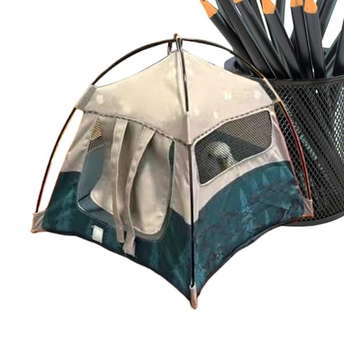 Miniatur Campingzelt – Puppenhaus Zeltmodell Aus Oxford Stoff & Nylon | Kleines Outdoor Requisit Für Miniatur Szenen, Puppenhäuser, Basteln & Sammler Ausstellungen von Generisch