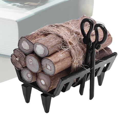 Miniatur Holzregal | Holz Lagerregal Dekoration | Kamin-Szene , Miniatur-Szene Requisiten, Küchenzubehör Miniatur Holzregal | Holz Lagerregal Dekoration | Kamin-Szene , Miniatur-Szene Requisiten, Küchenzubehör von Generisch