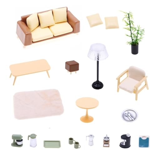 Miniatur Möbel Für Puppenhaus | Puppenstuben Einrichtung & Zimmerdekoration - Miniaturmöbel Deko für Schreibtisch und Bücherregal Miniatur Möbel Für Puppenhaus | Puppenstuben Einrichtung & Zimmerdekoration - Miniaturmöbel Deko für Schreibtisch und Bücherregal von Generisch