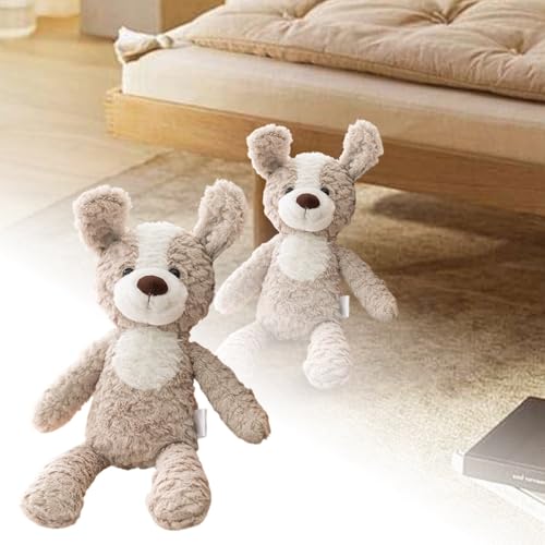 Miniatur Puppenhaus Zubehör Spielzeug-Tierpuppe mit Langen Beinen, um Kinder beruhigen. Schlafende Puppe, süße Geburtstagspuppe. Puppenhaus Puppen (Grey, 35cm) von Generisch