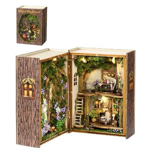 Miniatur-Zimmer-Set, Garten/Wald/Geschäft, Basteln, Hobbys für Damen/Herren, Z2T1 für Teenager, Erwachsene, Geschenke, D-LED, mehrschichtig, Miniatur-Holz-Set, eigene Fee, mehrschichtig, Miniatur-Zimmer-Set, Garten/Wald/Geschäft, Basteln, Hobbys für Damen/Herren, Z2T1 für Teenager, Erwachsene, Geschenke, D-LED, mehrschichtig, Miniatur-Holz-Set, eigene Fee, mehrschichtig, von Generisch