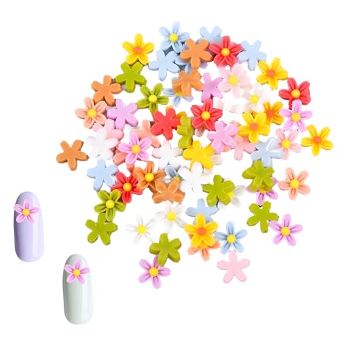 100 Stück Blumen Miniatur Resin, Miniatur Dekorative Blüten aus Harz, Bunte 3D Blumen für DIY Bastelprojekte, Puppenhaus Zubehör, Miniaturlandschaften, Nagelkunst 100 Stück Blumen Miniatur Resin, Miniatur Dekorative Blüten aus Harz, Bunte 3D Blumen für DIY Bastelprojekte, Puppenhaus Zubehör, Miniaturlandschaften, Nagelkunst von Generisch