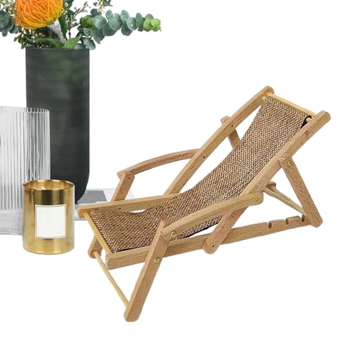 Miniature Deck Chair - Beach Chair - Mini Beach seat - Tiny Wooden Lounge seat - dollhousee Decoration Furniture for Kids and Teens - Small Desktop Ornament Model - Creative Miniature Chairs Miniature Deck Chair - Beach Chair - Mini Beach seat - Tiny Wooden Lounge seat - dollhousee Decoration Furniture for Kids and Teens - Small Desktop Ornament Model - Creative Miniature Chairs von Generisch