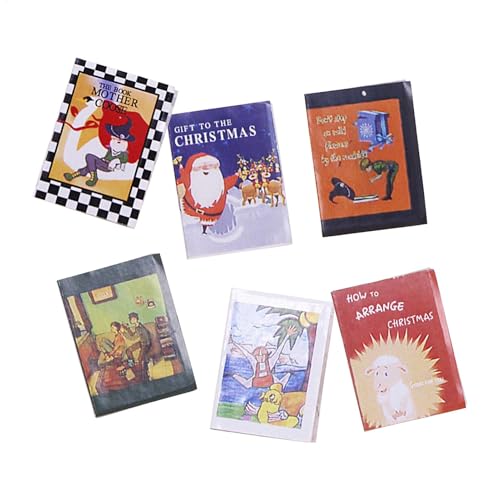 Miniaturen-Tagebuch Für Puppen-Puppentagebuch-Bücher - 6X Bücher Miniaturpuppe Space Tiny Journal | Neuartige Heimdekoration Für Kinder, Rollenspiel-Requisiten Für Wohnzimmer, Schlafzimmer, Spielzimm Miniaturen-Tagebuch Für Puppen-Puppentagebuch-Bücher - 6X Bücher Miniaturpuppe Space Tiny Journal | Neuartige Heimdekoration Für Kinder, Rollenspiel-Requisiten Für Wohnzimmer, Schlafzimmer, Spielzimm von Generisch