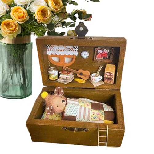 Miniaturpuppenhaus, winziges Haus Kit | Miniaturgebäude -Kits,Animal-in-Boxen Design Craft Sandy Toy Collectible Model, handgefertigtes realistisches für Projekte Miniaturpuppenhaus, winziges Haus Kit | Miniaturgebäude -Kits,Animal-in-Boxen Design Craft Sandy Toy Collectible Model, handgefertigtes realistisches für Projekte von Generisch