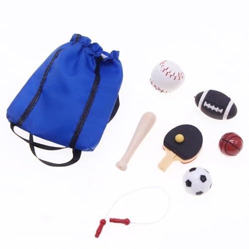 Miniatursport -Set, Mini House Decoration Accessoires, 3,15 Zoll Tun Sich Vor, Spielzeug Für Spielen Zu Spielen, Lustiges Miniatursportthema, Ermutigt Die Fantasie Für -Kinder Mädchen Miniatursport -Set, Mini House Decoration Accessoires, 3,15 Zoll Tun Sich Vor, Spielzeug Für Spielen Zu Spielen, Lustiges Miniatursportthema, Ermutigt Die Fantasie Für -Kinder Mädchen von Generisch
