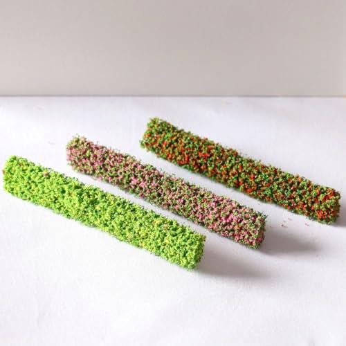 Ministräucher für Kinderzimmer, Puppenhaus, Mini-Sträucher, Blumenranken-Modell, zum Basteln, Blumenbeet, Garten, Rasen (1 Sträucher in zufälliger Farbe) von Generisch