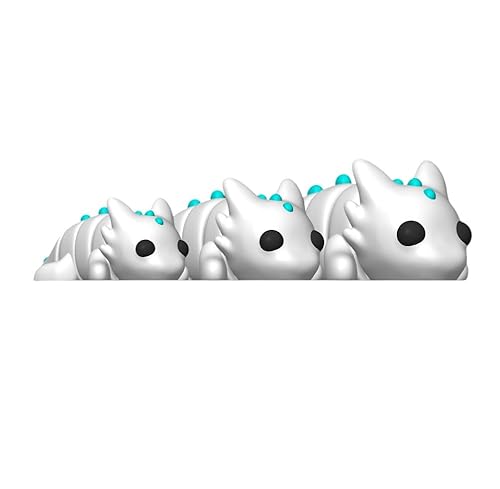 Minitiere Flexible Tiere Gelenkige kleine Tiere 3D Gedrucktes Fidget Spielzeug (Baby Drache, klein - ca. 5cm) von Generisch