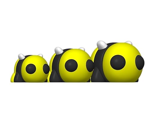 Minitiere Flexible Tiere Gelenkige kleine Tiere 3D Gedrucktes Fidget Spielzeug (Biene, klein - ca. 5cm) von Generisch