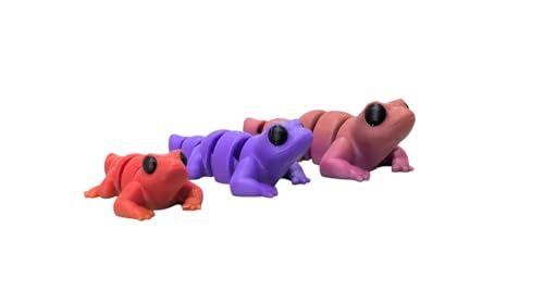 Minitiere Flexible Tiere Gelenkige kleine Tiere 3D Gedrucktes Fidget Spielzeug (Eidechse, klein - ca. 5cm) von Generisch