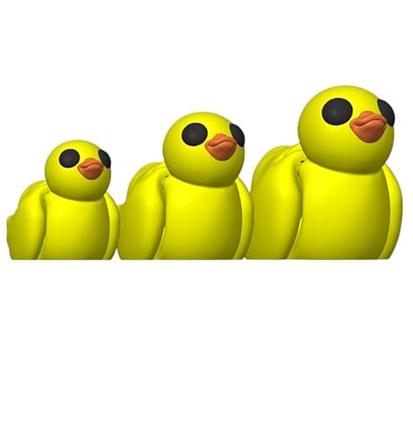 Minitiere Flexible Tiere Gelenkige kleine Tiere 3D Gedrucktes Fidget Spielzeug (Ente, klein - ca. 5cm) von Generisch