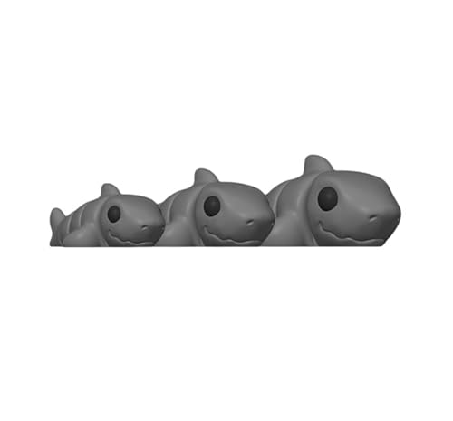 Minitiere Flexible Tiere Gelenkige kleine Tiere 3D Gedrucktes Fidget Spielzeug (Hai, klein - ca. 5cm) von Generisch
