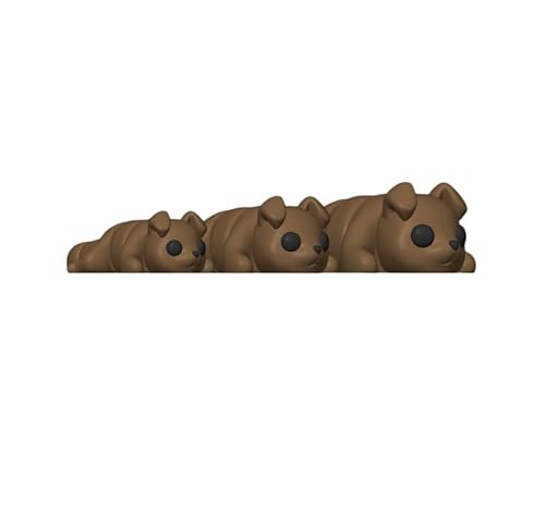 Minitiere Flexible Tiere Gelenkige kleine Tiere 3D Gedrucktes Fidget Spielzeug (Hund, klein - ca. 5cm) von Generisch