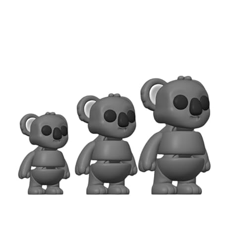 Minitiere Flexible Tiere Gelenkige kleine Tiere 3D Gedrucktes Fidget Spielzeug (Koala, klein - ca. 5cm) von Generisch