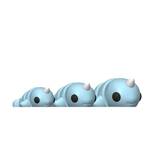 Minitiere Flexible Tiere Gelenkige kleine Tiere 3D Gedrucktes Fidget Spielzeug (Narwal, klein - ca. 5cm) von Generisch
