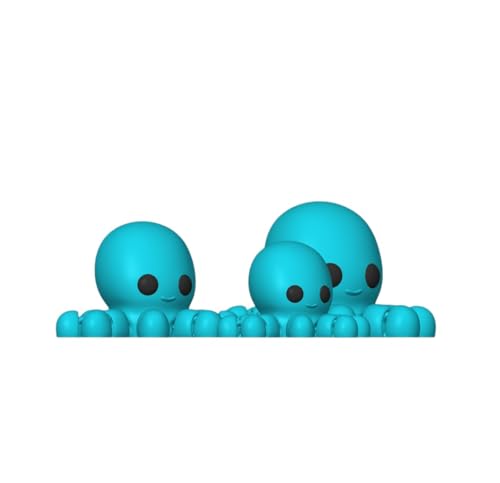 Minitiere Flexible Tiere Gelenkige kleine Tiere 3D Gedrucktes Fidget Spielzeug (Octopus, klein - ca. 5cm) von Generisch