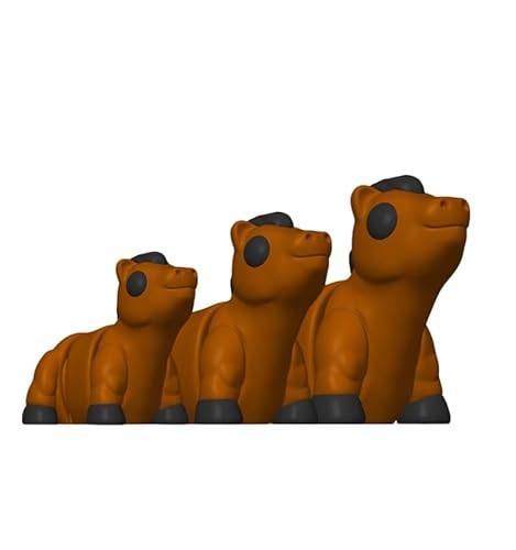 Minitiere Flexible Tiere Gelenkige kleine Tiere 3D Gedrucktes Fidget Spielzeug (Pferd, klein - ca. 5cm) von Generisch