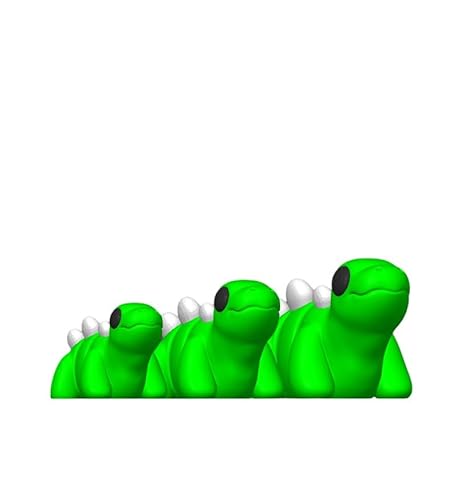 Minitiere Flexible Tiere Gelenkige kleine Tiere 3D Gedrucktes Fidget Spielzeug (Stegosaurus, klein - ca. 5cm) von Generisch