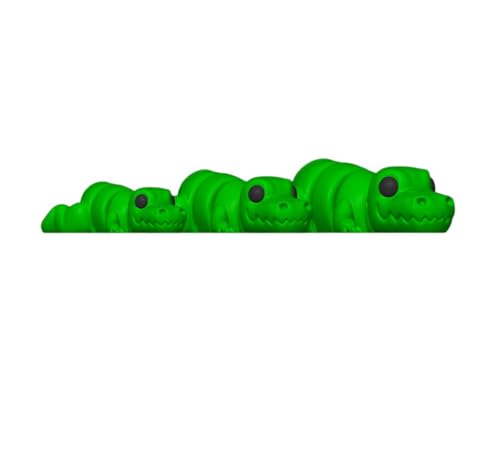 Minitiere Flexible Tiere Gelenkige kleine Tiere 3D Gedrucktes Fidget Spielzeug (T-Rex, klein - ca. 5cm) von Generisch