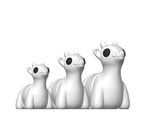Minitiere Flexible Tiere Gelenkige kleine Tiere 3D Gedrucktes Fidget Spielzeug (Ziege, klein - ca. 5cm) von Generisch