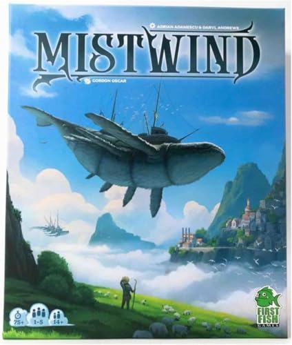 Mistwind – Strategisches Brettspiel mit Transportwalen | 1–5 Spieler | Ab 14 Jahren | Netzwerkaufbau & Ressourcenmanagement | First Fish Games Mistwind – Strategisches Brettspiel mit Transportwalen | 1–5 Spieler | Ab 14 Jahren | Netzwerkaufbau & Ressourcenmanagement | First Fish Games von Generisch