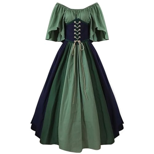 Mittelalter Kleid Damen Lange Abendkleider Cosplay Gothic Kleider Viktorianische Renaissance Partykleid Halloween Karneval Kostüm Elegant Bound Waist Ballkleid mit Fliegenärmeln Große Größen Mittelalter Kleid Damen Lange Abendkleider Cosplay Gothic Kleider Viktorianische Renaissance Partykleid Halloween Karneval Kostüm Elegant Bound Waist Ballkleid mit Fliegenärmeln Große Größen von Generisch