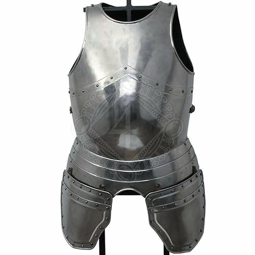 Mittelalterliche Brustpanzer, römisch, tragbar, Eisenstahl, Brustplatte, Ritter, Kürass, LARP, Krieger, Brustschutz, Cosplay-Kostüm, Halloween Mittelalterliche Brustpanzer, römisch, tragbar, Eisenstahl, Brustplatte, Ritter, Kürass, LARP, Krieger, Brustschutz, Cosplay-Kostüm, Halloween von Generisch