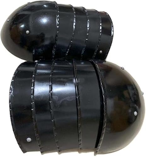 Mittelalterlicher schwarzer Ritter Schulterschutz LARP SCA Cosplay Renaissance Halloween Rüstung Kostüm Mittelalterlicher schwarzer Ritter Schulterschutz LARP SCA Cosplay Renaissance Halloween Rüstung Kostüm von Generisch