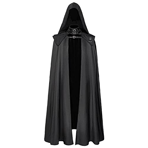 Mittelalterliches Kostüm für Erwachsene, Vintage, dunkel, Gothic, Robe, Umhang, Mantel, Schal, Zauberer, Priester, Kleidung, Performance, Gothic, Renaissance Mittelalterliches Kostüm für Erwachsene, Vintage, dunkel, Gothic, Robe, Umhang, Mantel, Schal, Zauberer, Priester, Kleidung, Performance, Gothic, Renaissance von Generisch