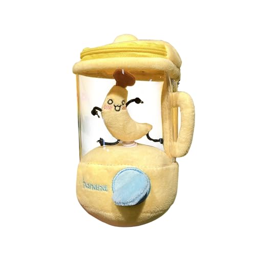 Mixer-Spielzeug, Plüsch Entsafter Spielzeug, Cartoon-Plüschtier Für Kinder, Entsafter-Plüschtier, Entsafter-Form-Dekorationswerkzeug, Lustiges Drehbares Plüschtier Mit Kordelzug (2B) von Generisch