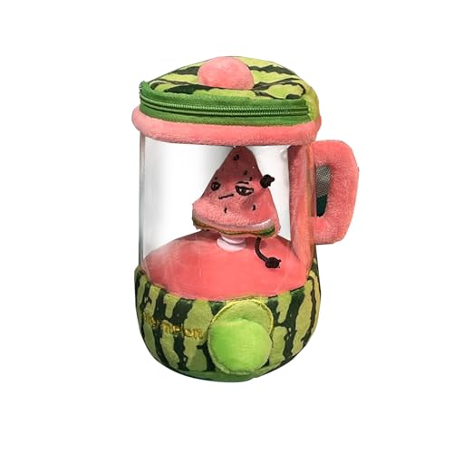 Mixer-Spielzeug, Plüsch Entsafter Spielzeug, Cartoon-Plüschtier Für Kinder, Entsafter-Plüschtier, Entsafter-Form-Dekorationswerkzeug, Lustiges Drehbares Plüschtier Mit Kordelzug (3C) von Generisch