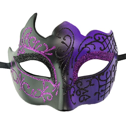 Miyabitors Cosplay-Maske, 2 Stück, Damen-Masken, Karneval, Halloween, Abschlussball (5) von Generisch