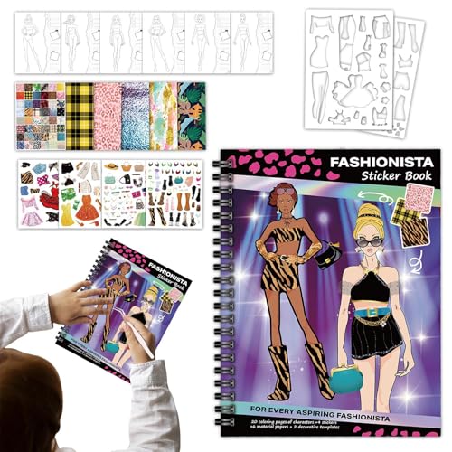 Mode Stickerbuch - Kreatives Sticker Anzieh Aktivitätsbuch Für Kinder - Lernspiele Interaktiv Für Spielzeit Kinder Vorschule Familie Mädchen Jugendliche Reise Geburtstag Zuhause Auto Mode Stickerbuch - Kreatives Sticker Anzieh Aktivitätsbuch Für Kinder - Lernspiele Interaktiv Für Spielzeit Kinder Vorschule Familie Mädchen Jugendliche Reise Geburtstag Zuhause Auto von Generisch