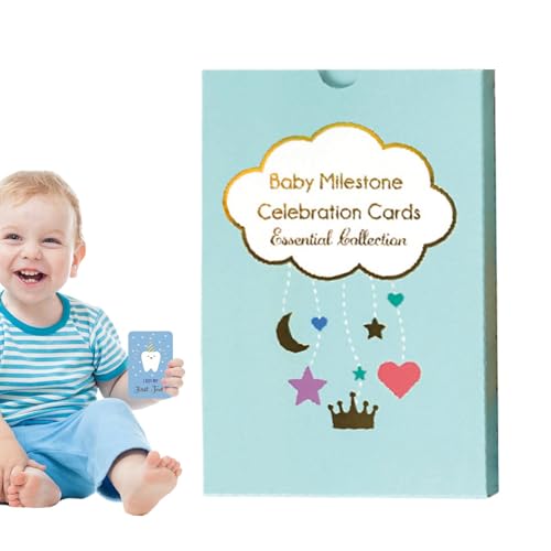 Monatlicher für Kinder, bunte -Schilder, 50 x lustige Baby-Scheiben, bezaubernde Babyparty-Dekorationen für Partys Monatlicher für Kinder, bunte -Schilder, 50 x lustige Baby-Scheiben, bezaubernde Babyparty-Dekorationen für Partys von Generisch