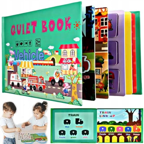 Montessori Kinderbuch mit wiederverwendbaren Aufklebern: Fahrzeuge zur Frühförderung der englischen Sprache Montessori Kinderbuch mit wiederverwendbaren Aufklebern: Fahrzeuge zur Frühförderung der englischen Sprache von Generisch