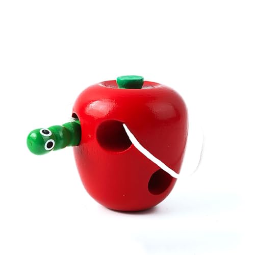 Montessori Spielzeug Wurm Essen Obst Holz Puzzle Spielzeug Kinder Finger Flexibles Training Twist ing Worm Pädagogisches Spielzeug für Kinder Geschenke Montessori Spielzeug Wurm Essen Obst Holz Puzzle Spielzeug Kinder Finger Flexibles Training Twist ing Worm Pädagogisches Spielzeug für Kinder Geschenke von Generisch