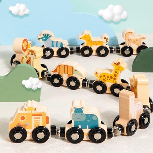 Montessori Spielzeug ab 1 2 3 Jahr: Geschenk Junge Mädchen 2-3-4 Jahre Kinderspielzeug Magnetic Zug Holzspielzeug ab 2 3 Jahr Tierthema Motorikspielzeug 2 Jahre Zahlen Lernspiel Geburtstag Montessori Spielzeug ab 1 2 3 Jahr: Geschenk Junge Mädchen 2-3-4 Jahre Kinderspielzeug Magnetic Zug Holzspielzeug ab 2 3 Jahr Tierthema Motorikspielzeug 2 Jahre Zahlen Lernspiel Geburtstag von Generisch