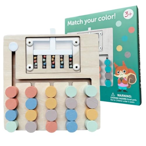 Match Your Color! Montessori Spielzeug ab 3 Jahre | Holz Motorikspielzeug - 3D Puzzle in Pastellfarben | Geschenk Junge Mädchen | Kinderspielzeug | Holzspielzeug Pädagogisches Lernspielzeug Match Your Color! Montessori Spielzeug ab 3 Jahre | Holz Motorikspielzeug - 3D Puzzle in Pastellfarben | Geschenk Junge Mädchen | Kinderspielzeug | Holzspielzeug Pädagogisches Lernspielzeug von Generisch