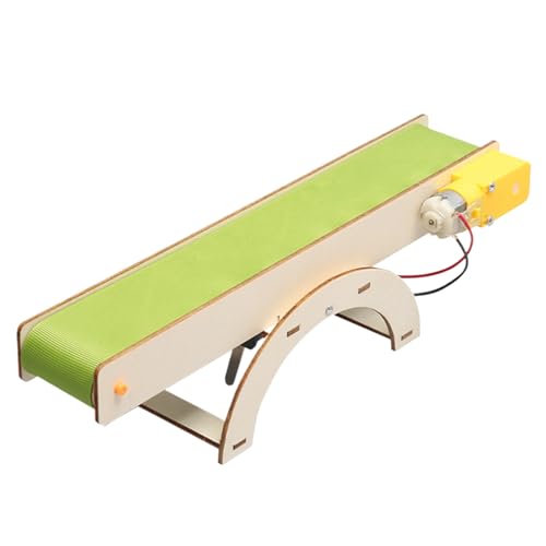 Montiertes Modellkit - Elektrische Förderspielzeug für Studenten | Holzkonstruktion mit robusten Komponenten, interaktives Lernen, sicheres Design, ideal für Zuhause, Schule, Freien, Reiseverwendung von Generisch