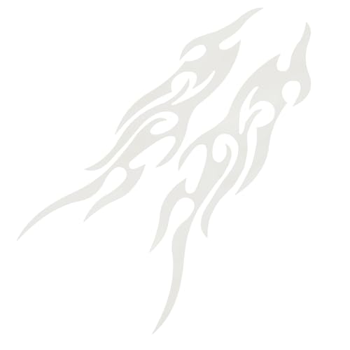 Motorcycle Decals, Flame Graphic Stickers, Weatherproof Emblem Set, 7.09x1.57x0.39 inches, Bold Cool Designs, Easy Peel Application, Custom Look for Bumper Truck Mailbox Suitcase Cart Window Motorcycle Decals, Flame Graphic Stickers, Weatherproof Emblem Set, 7.09x1.57x0.39 inches, Bold Cool Designs, Easy Peel Application, Custom Look for Bumper Truck Mailbox Suitcase Cart Window von Generisch