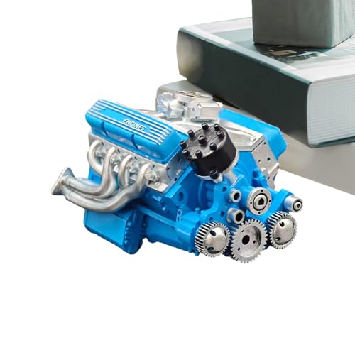 Motormodellbausatz – Motor-Sammelstück | Kreatives Kunstharz-Bastelschreibtisch-Ornament für Display, Zuhause, Garage, Geburtstag, Bildung, Klassenzimmer, Werkstatt, Sammler, Arbeitsplatz von Generisch