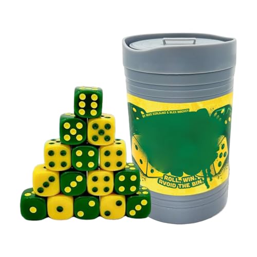 Mülleimer Würfel Schnelles Familienwürfel, Aufregendes Würfel Set Mit Müllcontainer, 2 Spieler Interactive Tabletop Board Dice Games Game Für Familienabende Freunden Partys von Generisch
