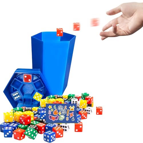 Mülleimer Würfelspiel, Gesellschaftsspiel Für Tischrunden, Schnelles Teambuilding Würfelspiel Für Unterricht Reisen Camping Jugendliche Erwachsene Kinder Spiel von Generisch