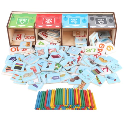 Müllsortier-Spiele – Mini-Mülleimer, Recycling von Mini-Mülltonnen, pädagogisches Puzzle für Feinmotorik, kognitive Entwicklung, die das Leben von Generisch